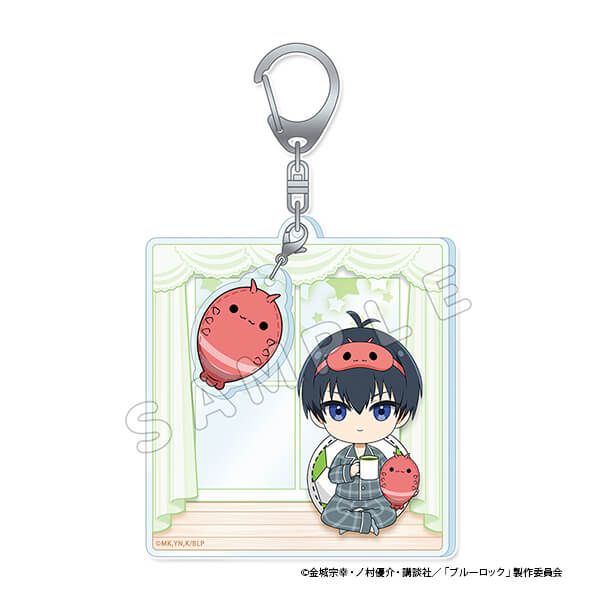ブルーロック ぷちちょこ アクリルキーホルダー【潔 世一】くつろぎ時間ver.