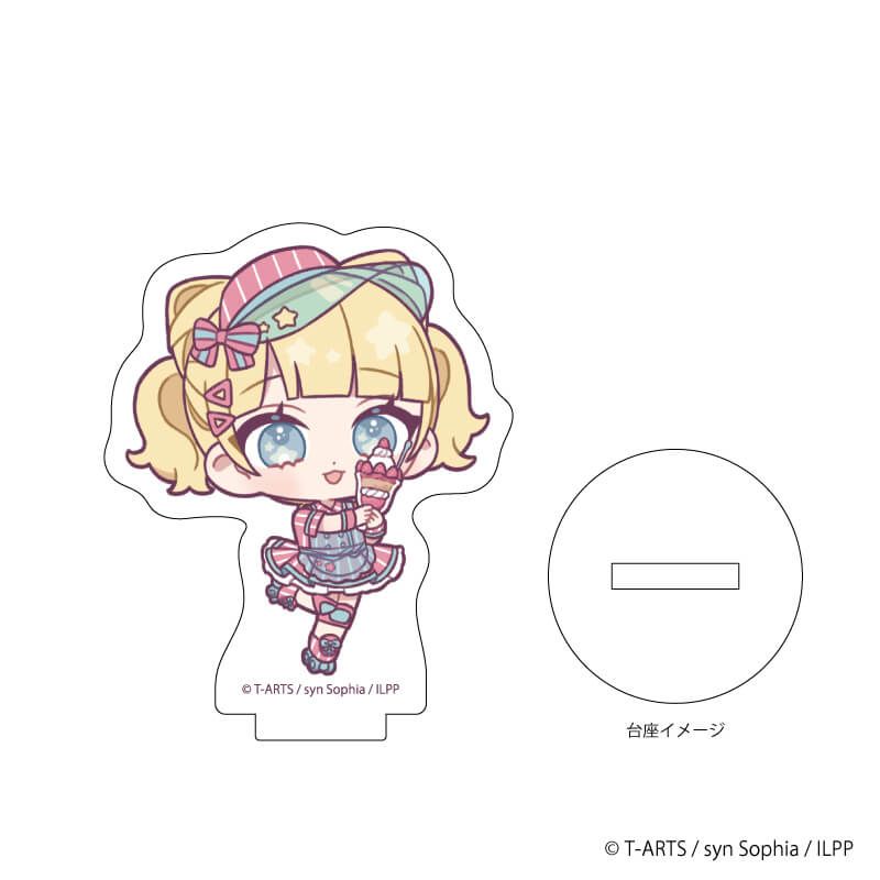 アクリルぷちスタンド「アイドルランドプリパラ」07/ブラインド(9種)(ミニキャライラスト)