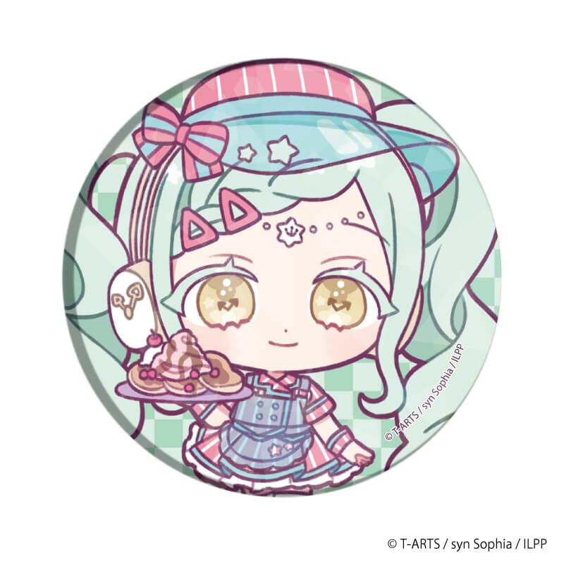 ホログラム缶バッジ(65mm)「アイドルランドプリパラ」04/ブラインド(9種)(ミニキャライラスト)
