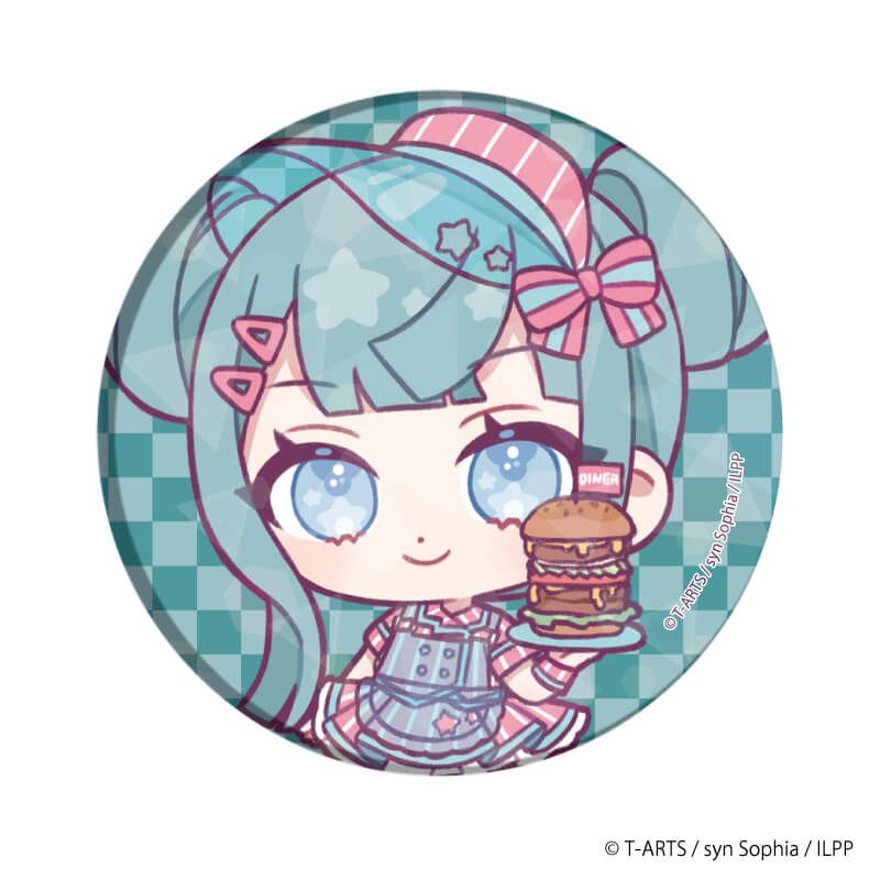 ホログラム缶バッジ(65mm)「アイドルランドプリパラ」04/ブラインド(9種)(ミニキャライラスト)