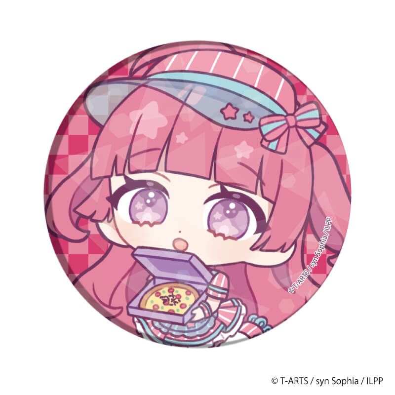 ホログラム缶バッジ(65mm)「アイドルランドプリパラ」04/コンプリートBOX(全9種)(ミニキャライラスト)