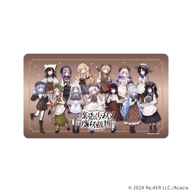プレミアムマルチラバーマット「魔法少女ノ魔女裁判」01/カフェ店員ver.(描き下ろしイラスト)