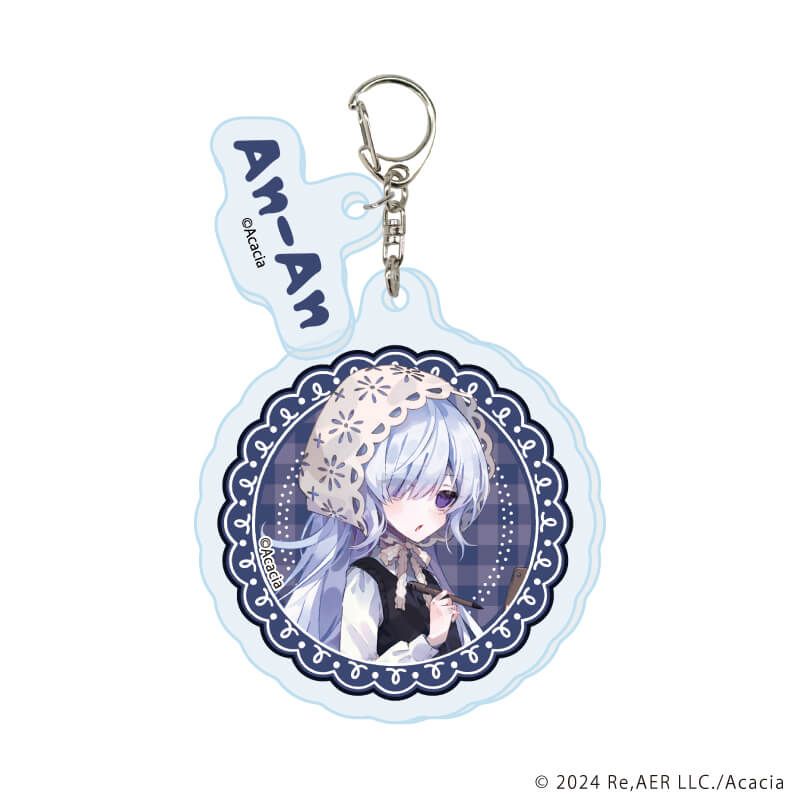 パーツ付きアクリルキーホルダー「魔法少女ノ魔女裁判」01/カフェ店員ver. コンプリートセット(全13種)(描き下ろしイラスト)