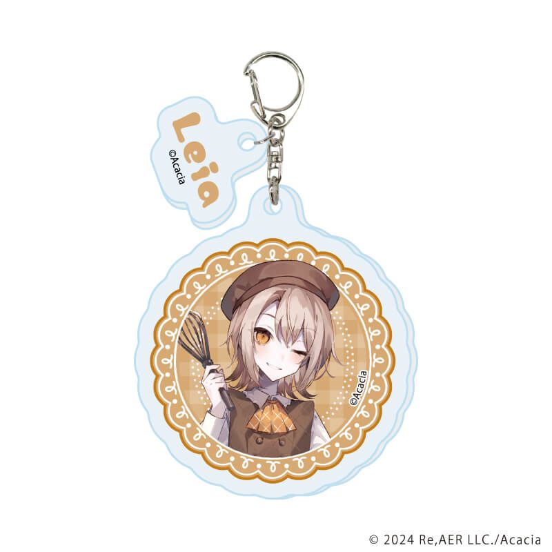 パーツ付きアクリルキーホルダー「魔法少女ノ魔女裁判」01/カフェ店員ver. コンプリートセット(全13種)(描き下ろしイラスト)