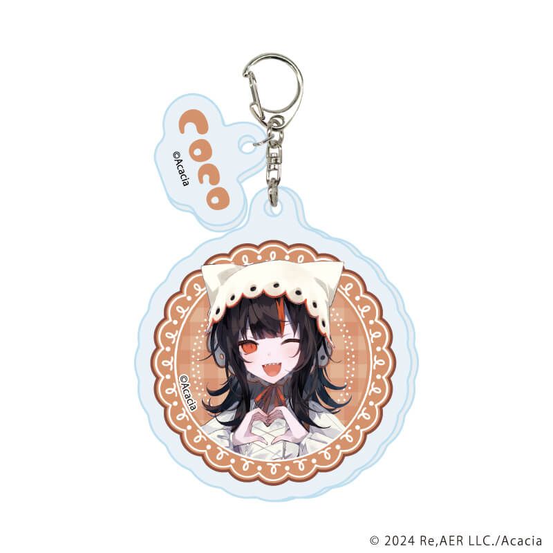 パーツ付きアクリルキーホルダー「魔法少女ノ魔女裁判」01/カフェ店員ver. コンプリートセット(全13種)(描き下ろしイラスト)