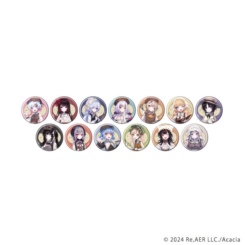 缶バッジ「魔法少女ノ魔女裁判」01/カフェ店員ver. ブラインド(13種)(描き下ろしイラスト)