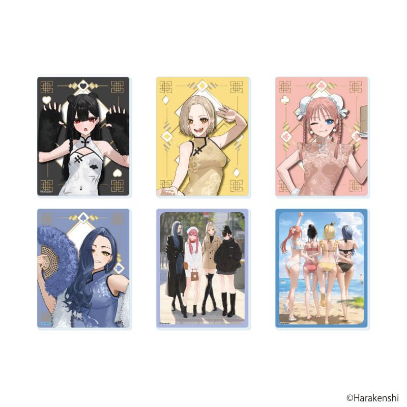 アクリルカード「トランプ娘のすすめ」01/コンプリートセット(全6種)(公式&描き下ろしイラスト)