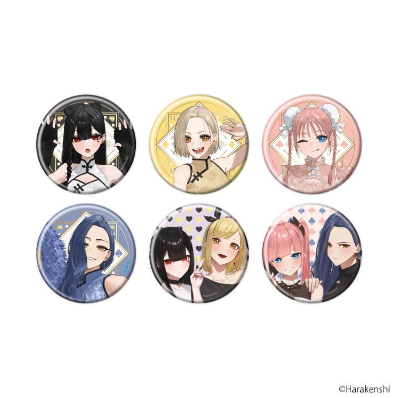 缶バッジ「トランプ娘のすすめ」01/コンプリートセット(全6種)(公式&描き下ろしイラスト)