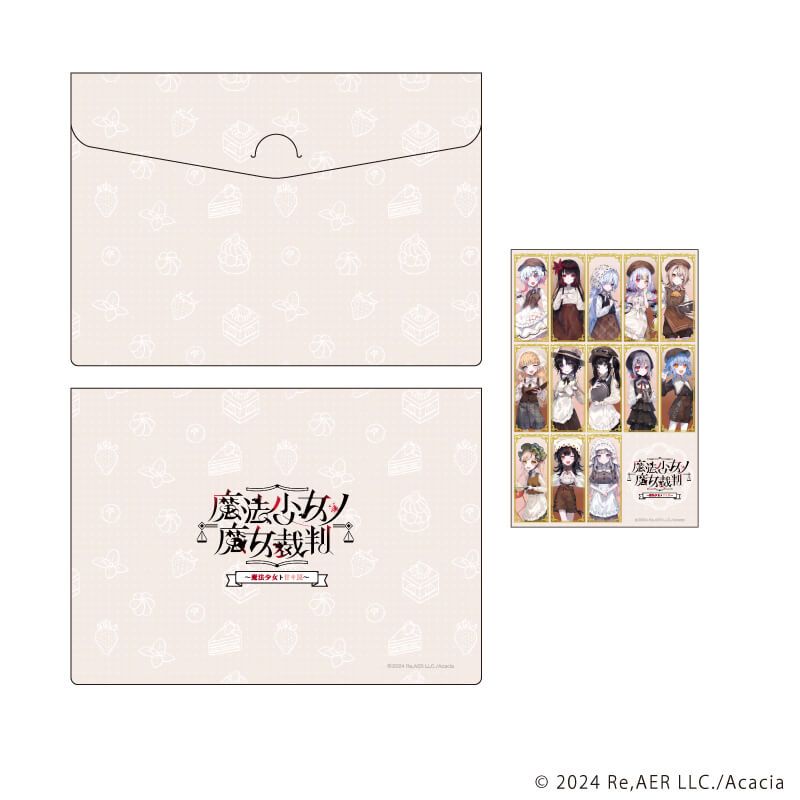謎解きキット「魔法少女ノ魔女裁判」01/カフェ店員ver.(描き下ろし&描き起こしイラスト)