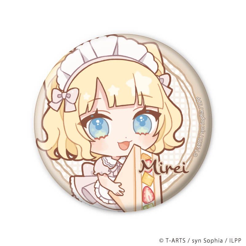 缶バッジ「アイドルランドプリパラ」02/パン屋ver. ブラインド(10種)(ミニキャライラスト)