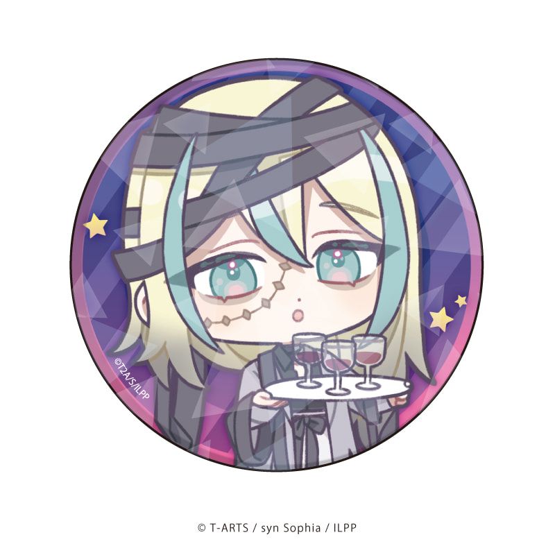 ホログラム缶バッジ(65mm)「アイドルランドプリパラ」03/ハロウィンカフェver. コンプリートBOX(全9種)(ミニキャライラスト)