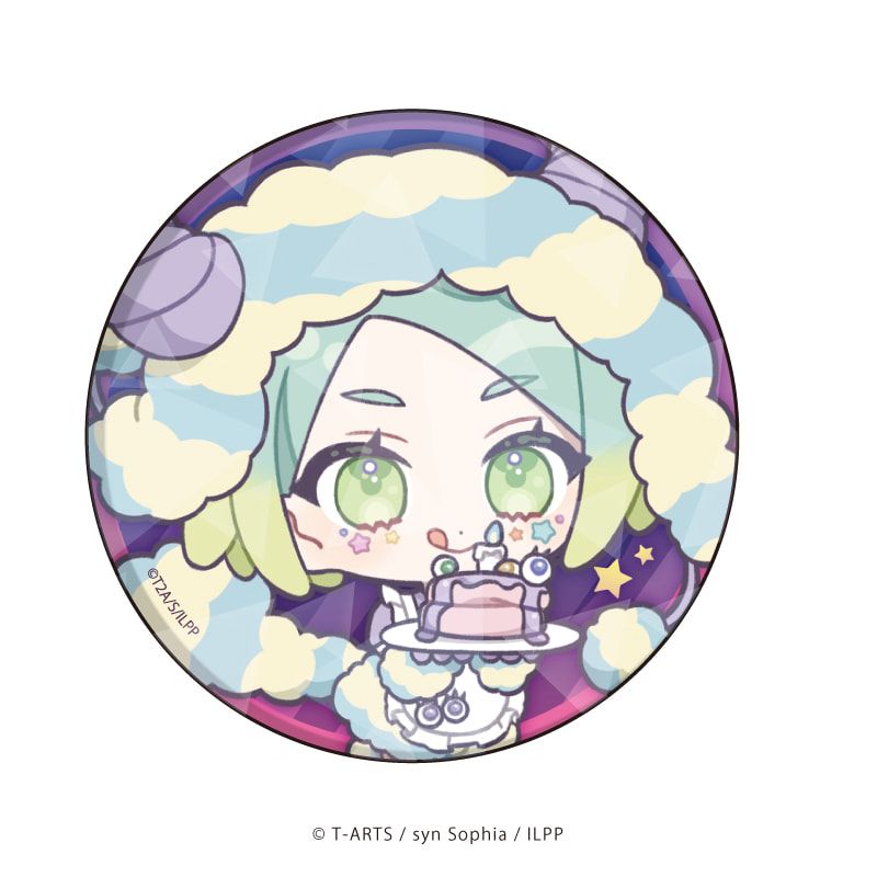 ホログラム缶バッジ(65mm)「アイドルランドプリパラ」03/ハロウィンカフェver. ブラインド(9種)(ミニキャライラスト)
