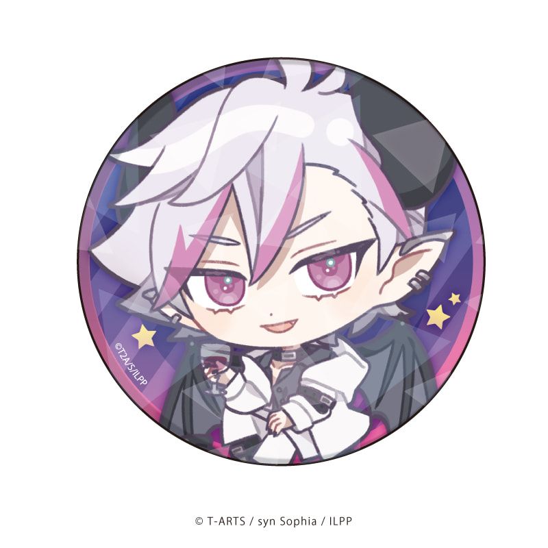 ホログラム缶バッジ(65mm)「アイドルランドプリパラ」03/ハロウィンカフェver. ブラインド(9種)(ミニキャライラスト)