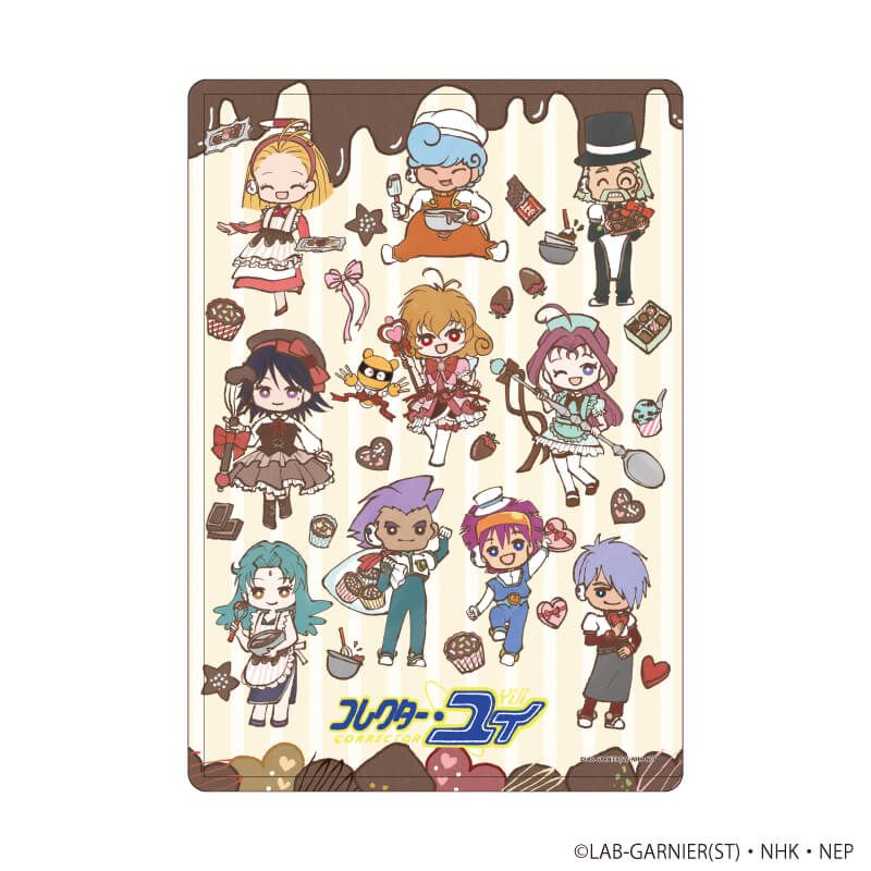 キャラクリアケース「コレクター・ユイ」02/集合デザインA(レトロアートイラスト)