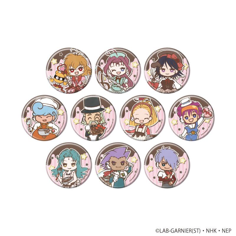 缶バッジ「コレクター・ユイ」04/コンプリートセット(全10種)(レトロアートイラスト)