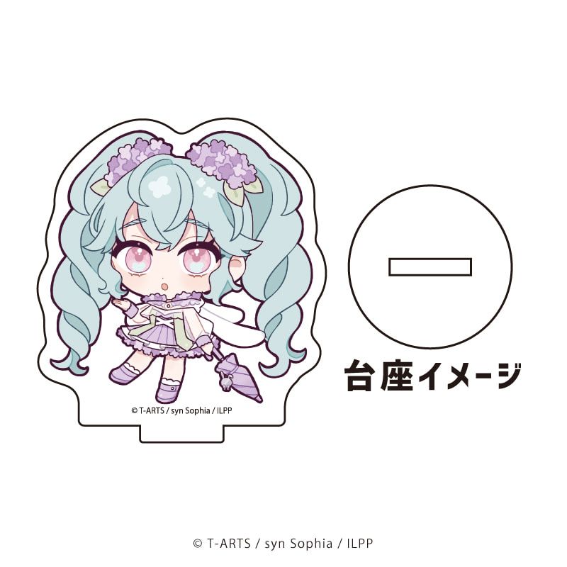 アクリルぷちスタンド「アイドルランドプリパラ」03/ブラインド(10種)(ミニキャライラスト)