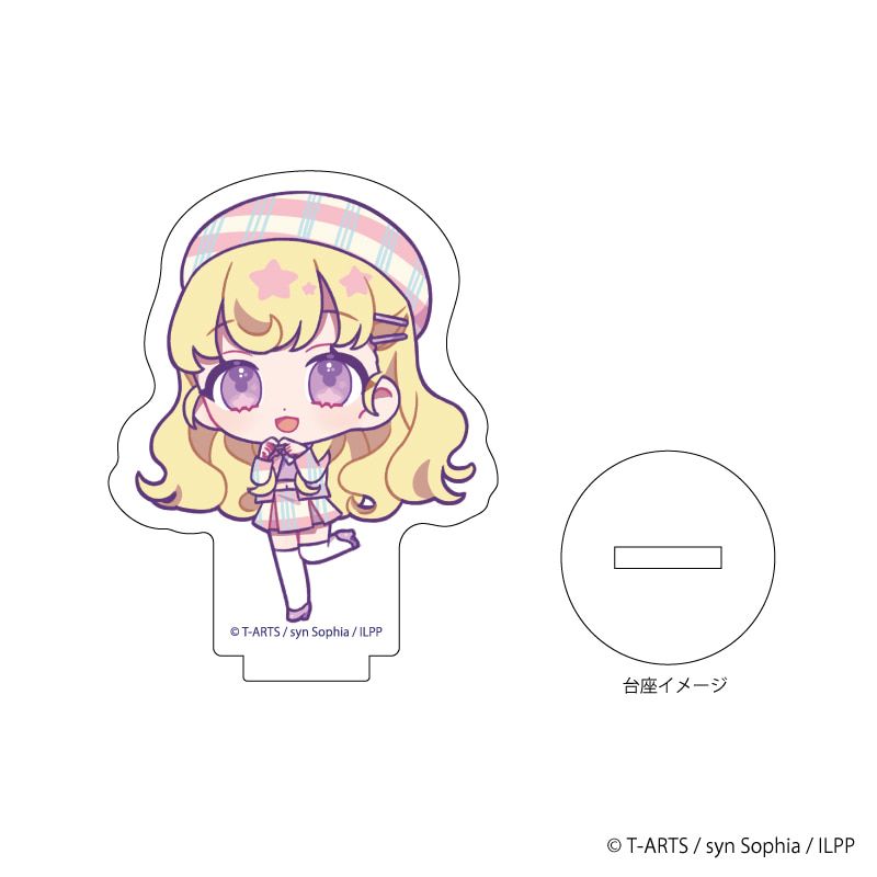 アクリルぷちスタンド「アイドルランドプリパラ」04/アメリカンポップver. コンプリートBOX（全10種）(ミニキャライラスト)