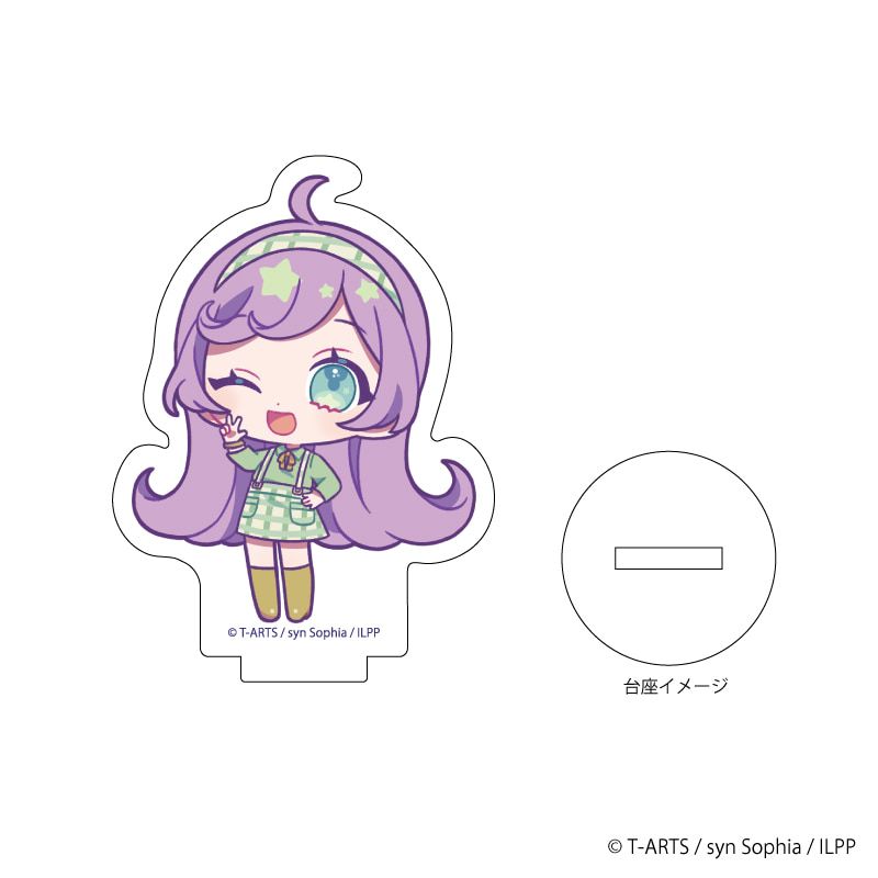 アクリルぷちスタンド「アイドルランドプリパラ」04/アメリカンポップver. ブラインド（10種）(ミニキャライラスト)