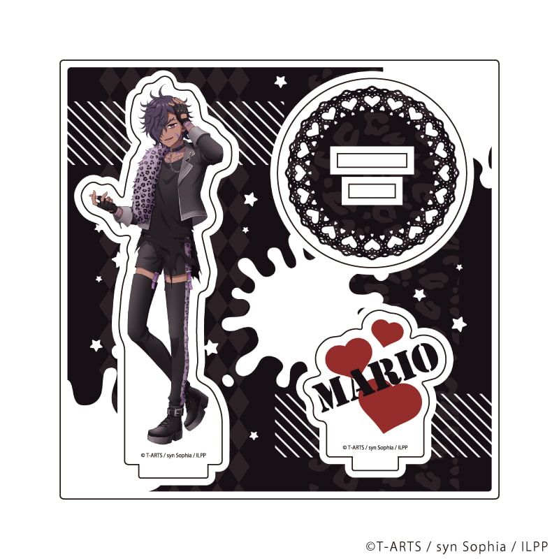 アクリルフィギュアプレート「アイドルランドプリパラ」07/マリオ ヤミプリver.(描き下ろしイラスト)