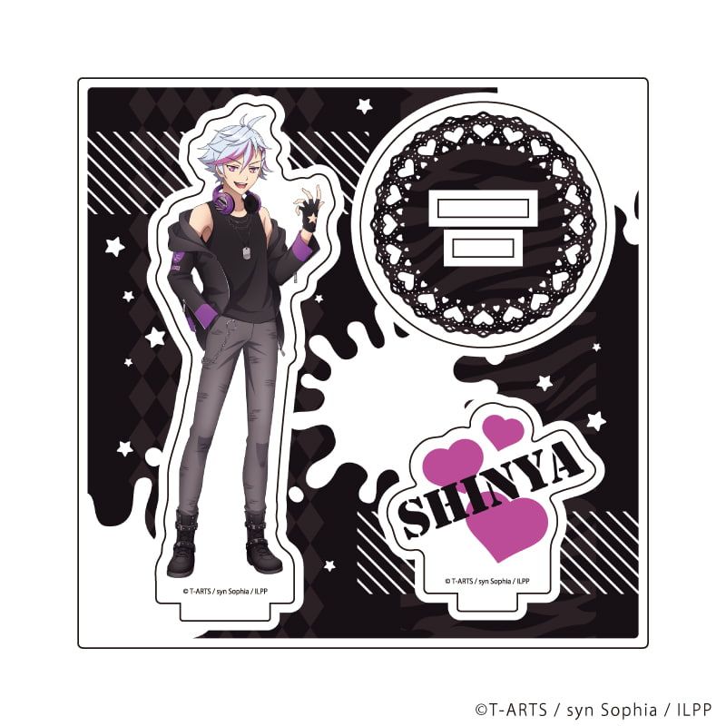 アクリルフィギュアプレート「アイドルランドプリパラ」05/シンヤ ヤミプリver.(描き下ろしイラスト)