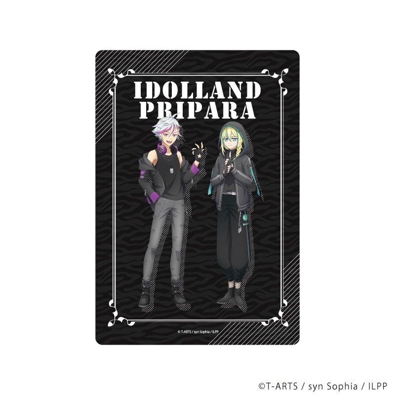 キャラクリアケース「アイドルランドプリパラ」02/シンヤ&ウシミツ ヤミプリver.(描き下ろしイラスト)