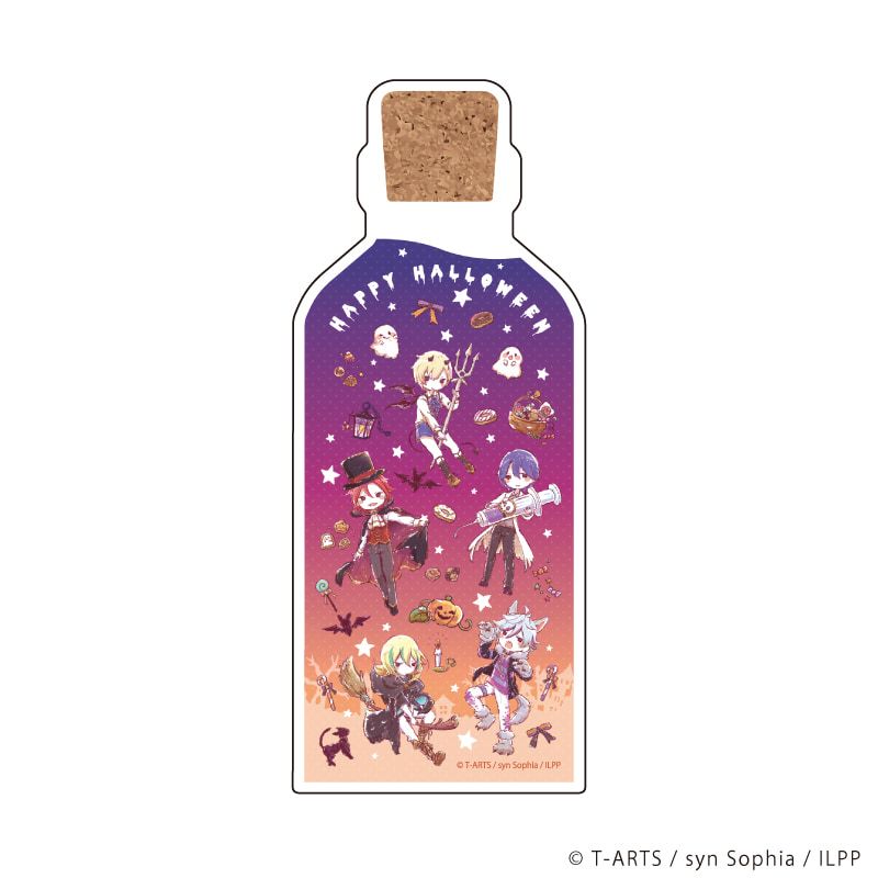 コレクションボトル「アイドルランドプリパラ」01/ダンプリハロウィンver. 集合デザインA(グラフアートイラスト)