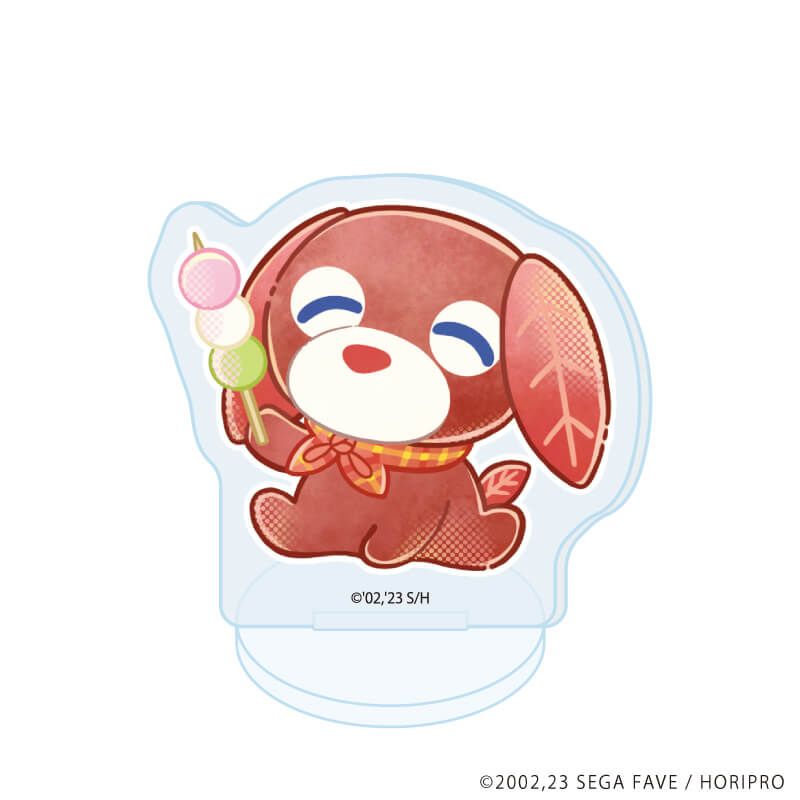 アクリルぷちスタンド「お茶犬」01/コンプリートセット(全11種)(レトロアートイラスト)