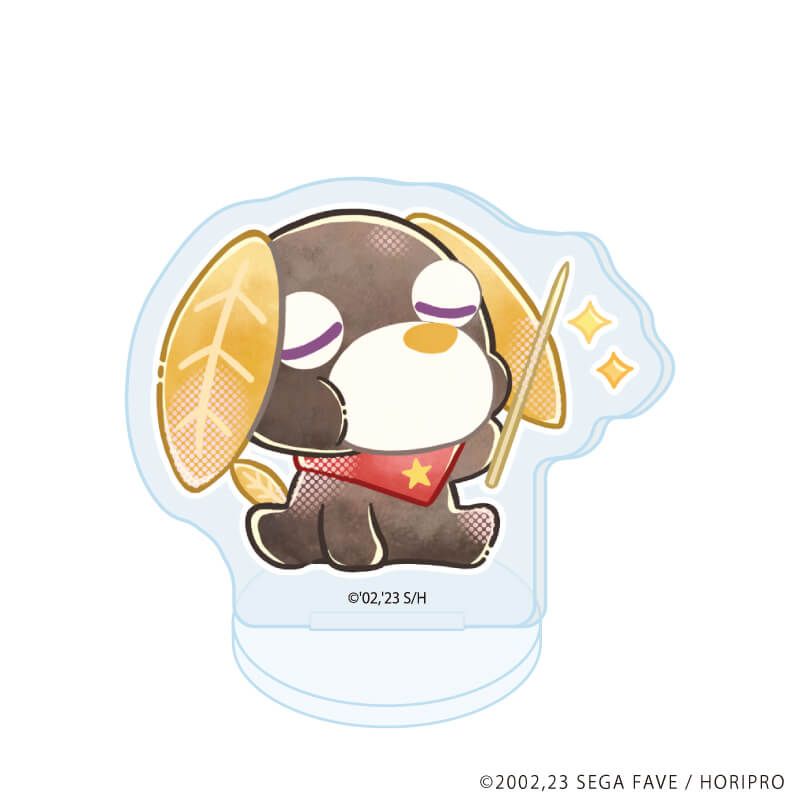 アクリルぷちスタンド「お茶犬」01/コンプリートセット(全11種)(レトロアートイラスト)