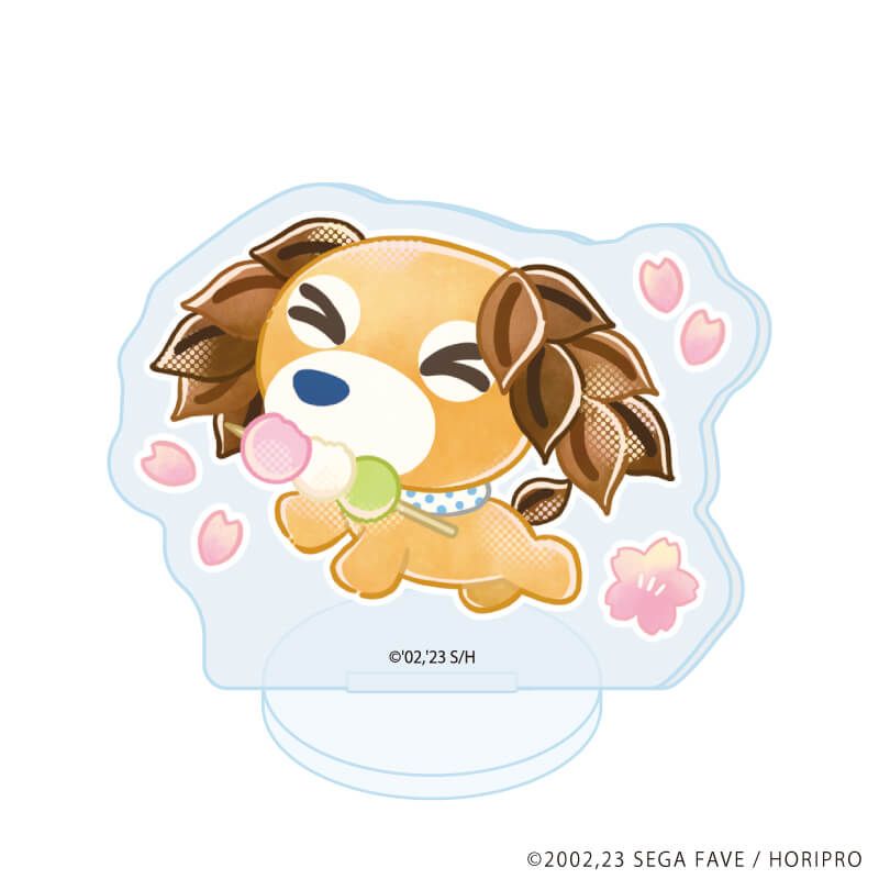 アクリルぷちスタンド「お茶犬」01/コンプリートセット(全11種)(レトロアートイラスト)