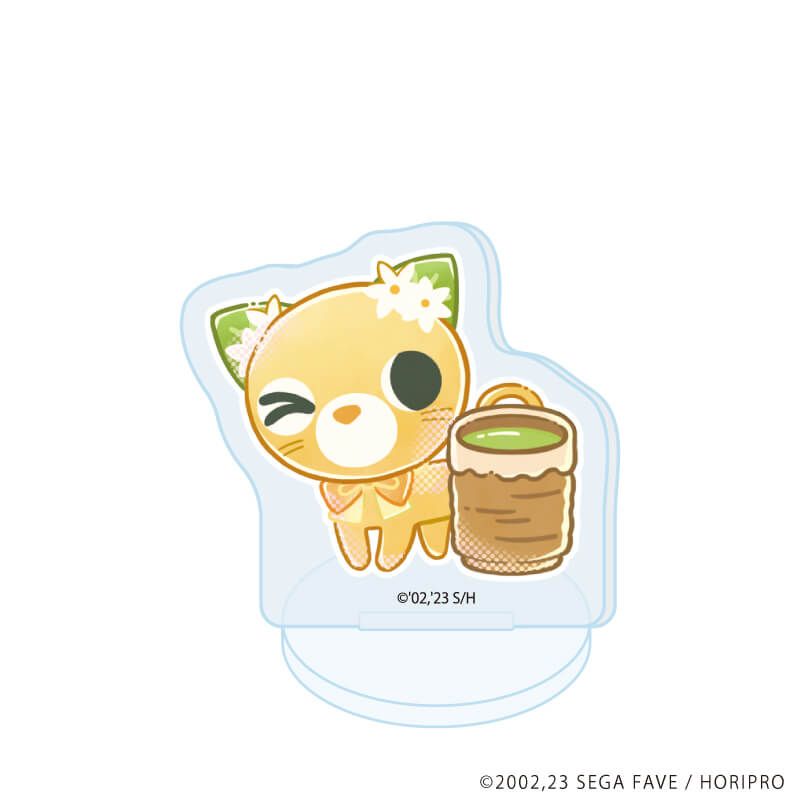 アクリルぷちスタンド「お茶犬」01/コンプリートセット(全11種)(レトロアートイラスト)