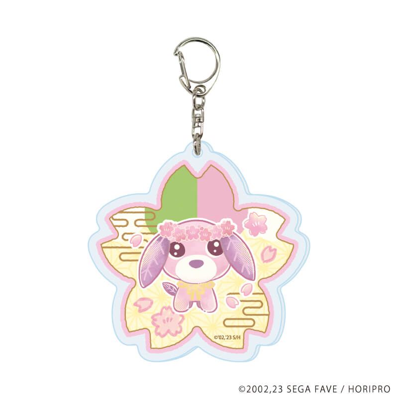 アクリルキーホルダー「お茶犬」01/コンプリートセット(全11種)(レトロアートイラスト)