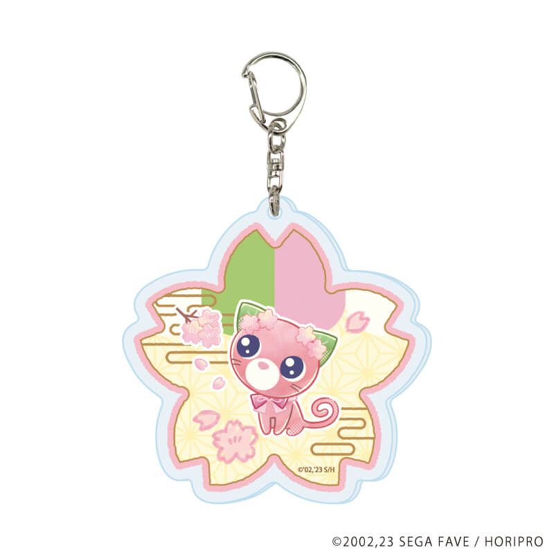 アクリルキーホルダー「お茶犬」01/コンプリートセット(全11種)(レトロアートイラスト)