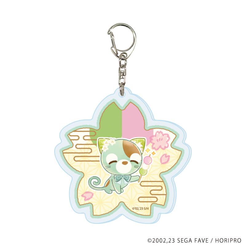 アクリルキーホルダー「お茶犬」01/コンプリートセット(全11種)(レトロアートイラスト)