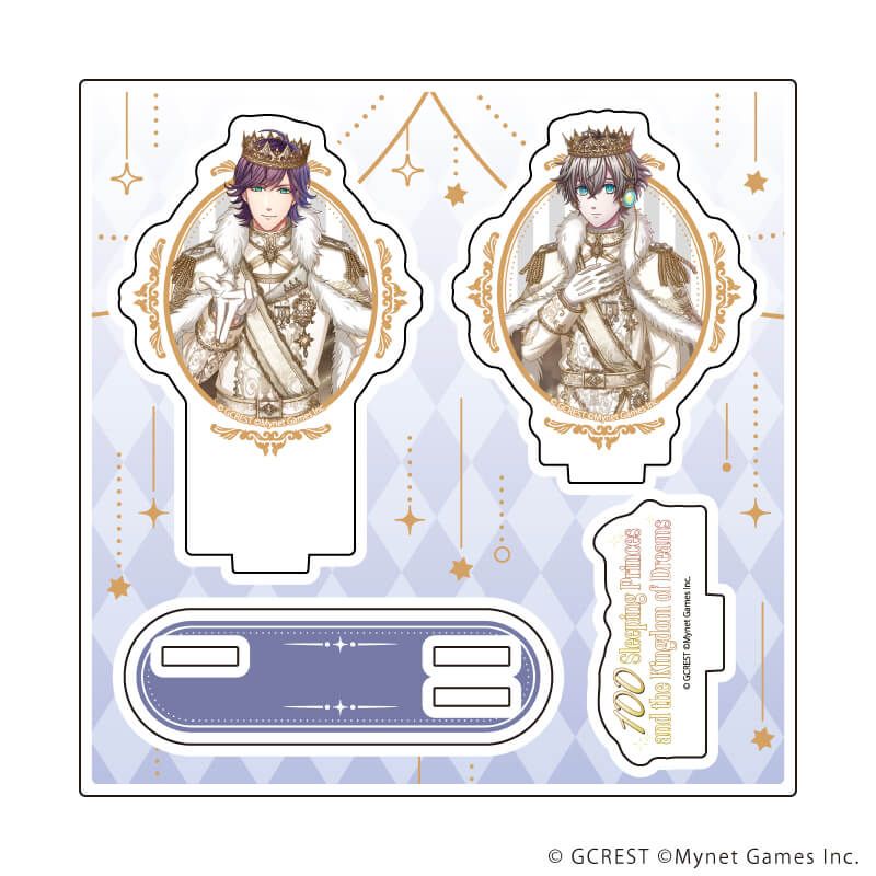 アクリルスタンドプレート「夢王国と眠れる100人の王子様」62/ソルベージュ&ティンプラ(公式イラスト)