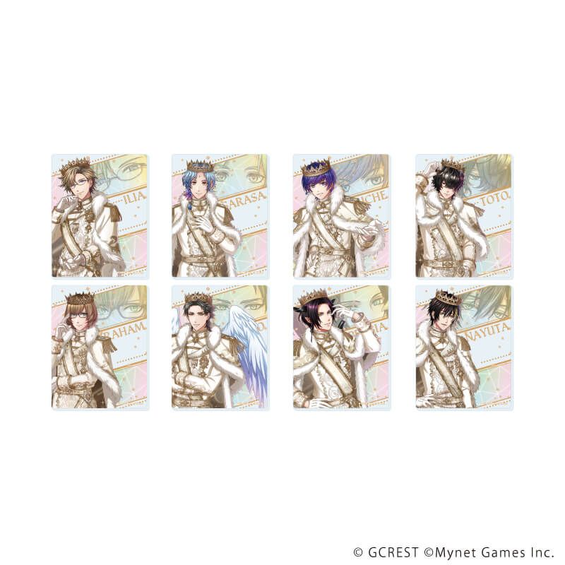 アクリルカード「夢王国と眠れる100人の王子様」16/コンプリートセット(全8種)(公式イラスト)