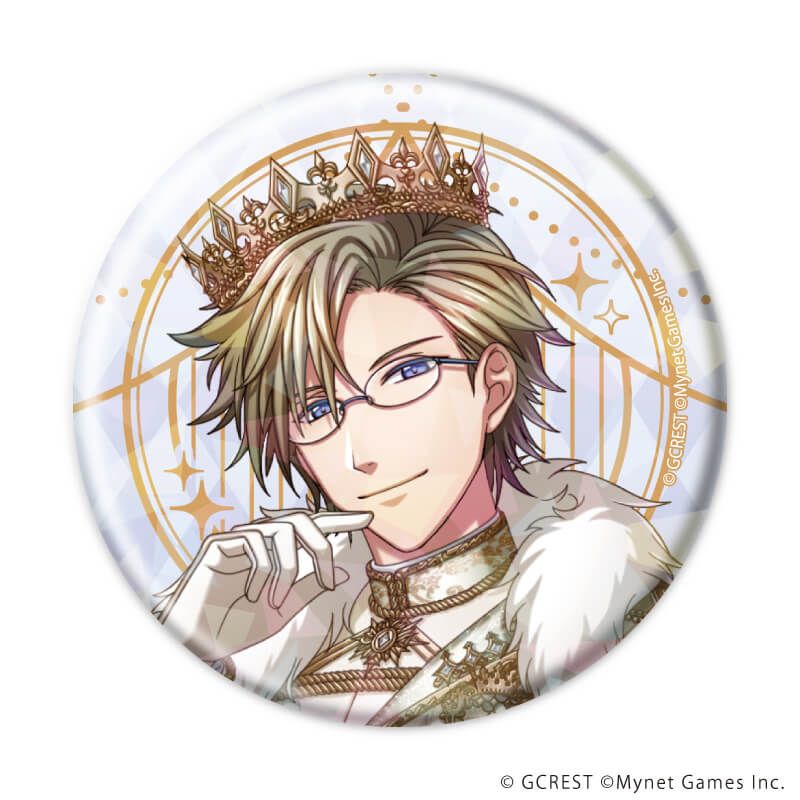 ホログラム缶バッジ(57mm)「夢王国と眠れる100人の王子様」21/コンプリートセット(全8種)(公式イラスト)