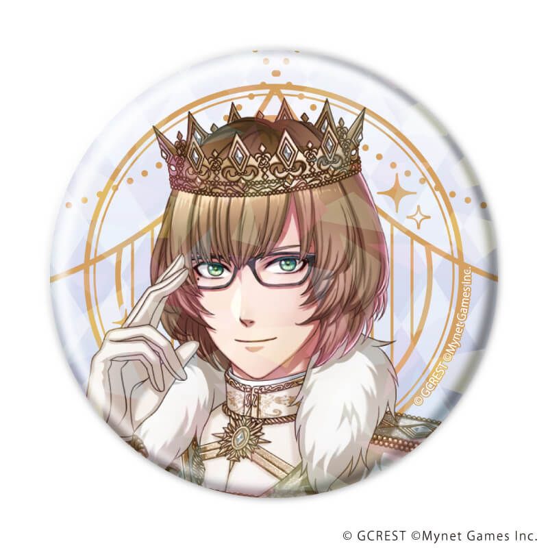 ホログラム缶バッジ(57mm)「夢王国と眠れる100人の王子様」21/コンプリートセット(全8種)(公式イラスト)