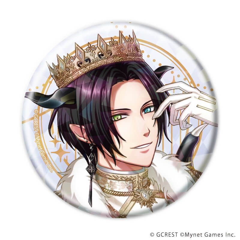 ホログラム缶バッジ(57mm)「夢王国と眠れる100人の王子様」21/コンプリートセット(全8種)(公式イラスト)