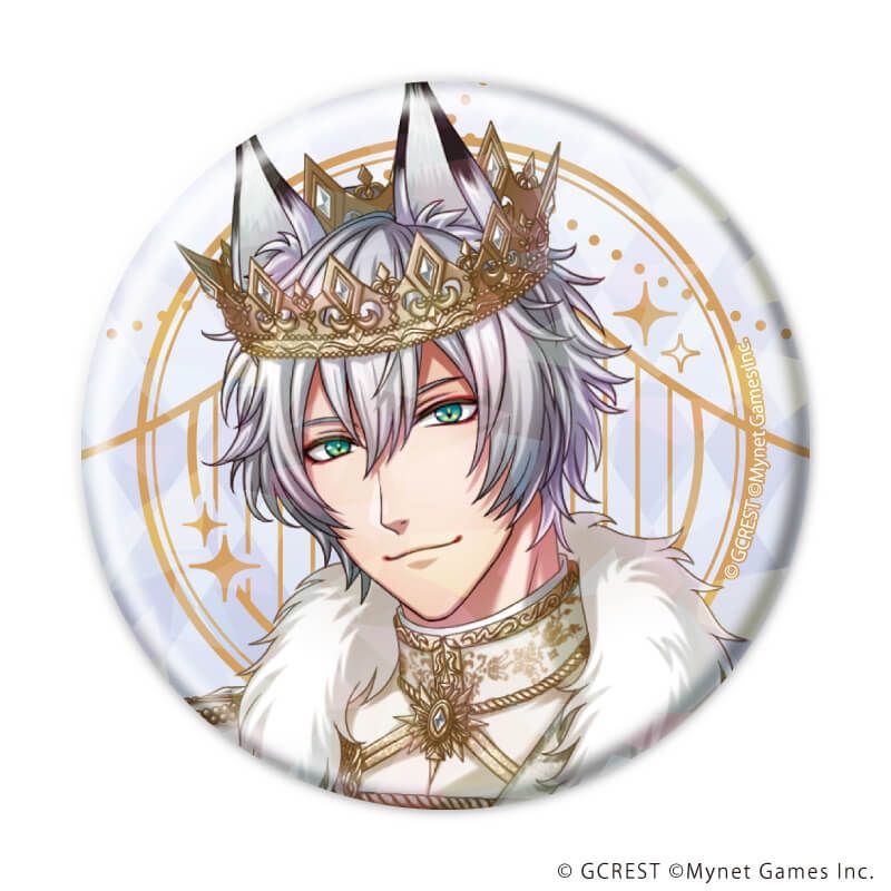 ホログラム缶バッジ(57mm)「夢王国と眠れる100人の王子様」20/コンプリートセット(全8種)(公式イラスト)