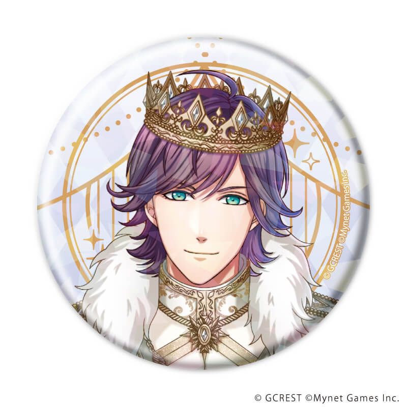 ホログラム缶バッジ(57mm)「夢王国と眠れる100人の王子様」20/コンプリートセット(全8種)(公式イラスト)