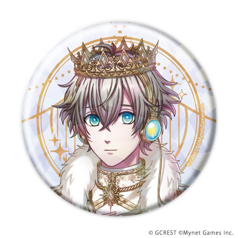 ホログラム缶バッジ(57mm)「夢王国と眠れる100人の王子様」20/コンプリートセット(全8種)(公式イラスト)