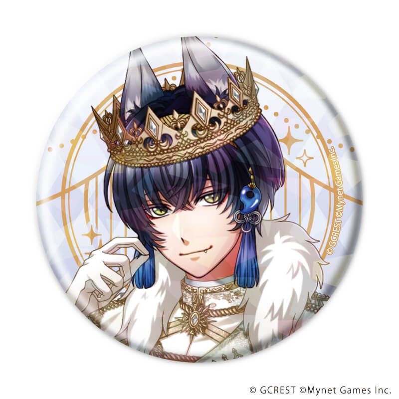 ホログラム缶バッジ(57mm)「夢王国と眠れる100人の王子様」20/コンプリートセット(全8種)(公式イラスト)