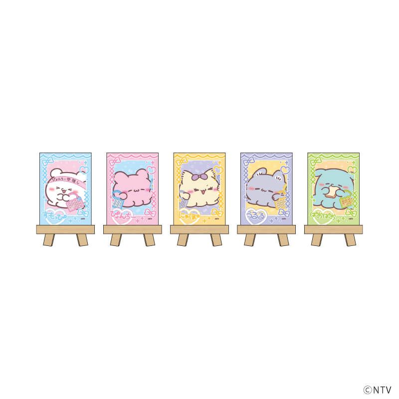 キャンバスボードミニ「らぶいーず」01/推し活ver. ブラインド(5種)(描き下ろしイラスト)