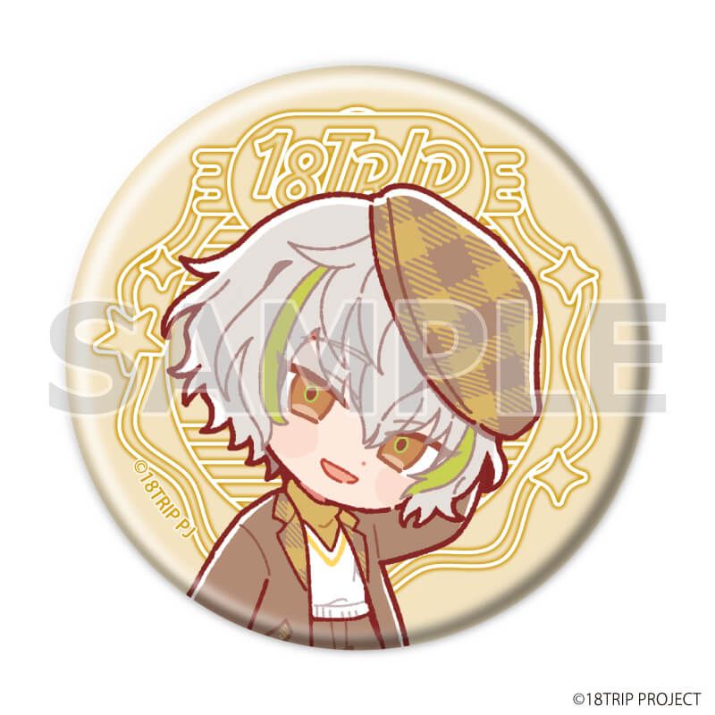 缶バッジ『18TRIP』07/ニューレトロver. コンプリートセット(全10種)(ミニキャライラスト)