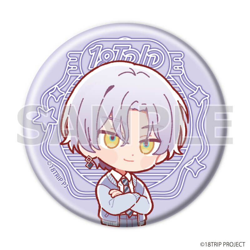 缶バッジ『18TRIP』06/ニューレトロver. コンプリートセット(全10種)(ミニキャライラスト)