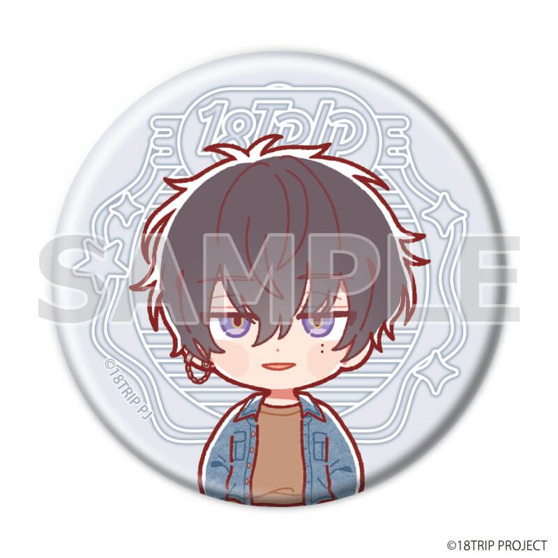 缶バッジ『18TRIP』06/ニューレトロver. コンプリートセット(全10種)(ミニキャライラスト)