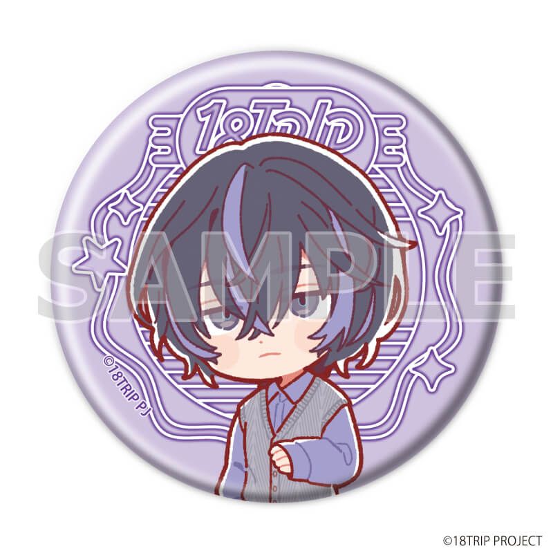 缶バッジ『18TRIP』06/ニューレトロver. コンプリートセット(全10種)(ミニキャライラスト)