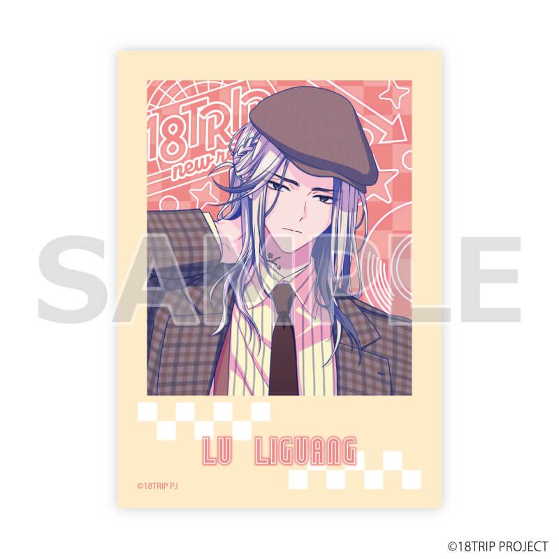 ミニフォト『18TRIP』04/ニューレトロver. ブラインド(8種)(描き下ろしイラスト)