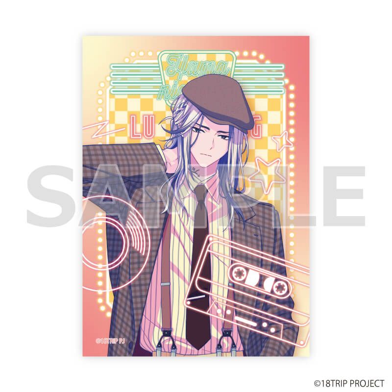 ミニフォト『18TRIP』04/ニューレトロver. ブラインド(8種)(描き下ろしイラスト)