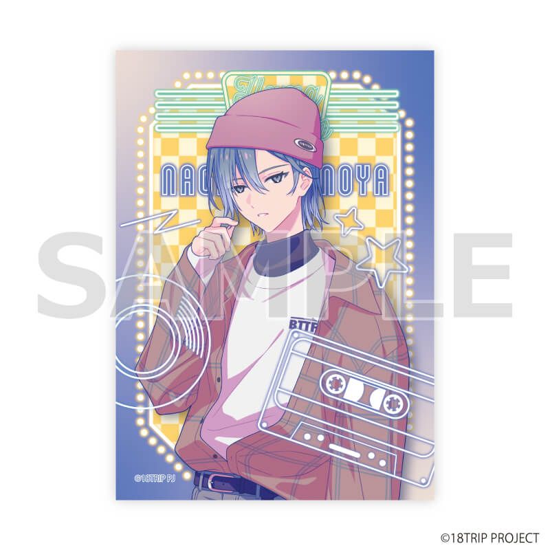 ミニフォト『18TRIP』04/ニューレトロver. ブラインド(8種)(描き下ろしイラスト)